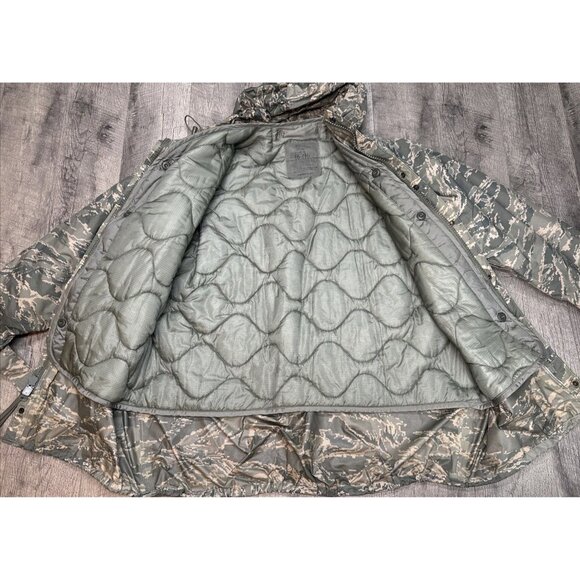 Military Parka‎ Lined Cold Weather Coat Mens Medium Improved Rainsuit with Liner - Picture 6 of 11